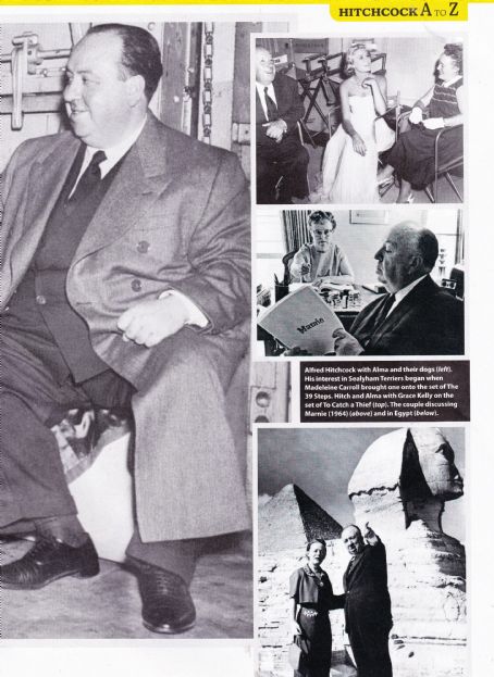 Alfred Hitchcock and Alma Reville - Hitchcock - His Life in Pictures Magazine Pictorial [United Kingdom] (June 2022)