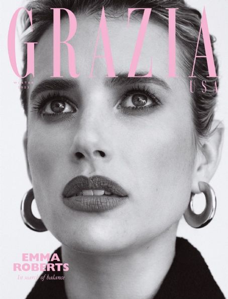 Emma Roberts, Grazia Magazine December 2023 Cover Photo - United States