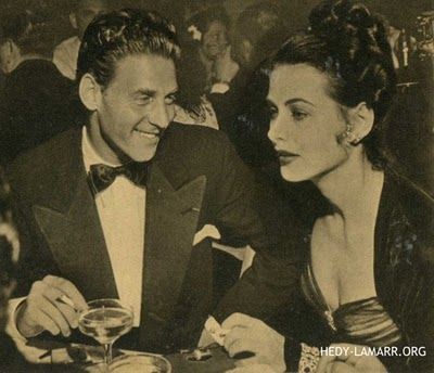 Jean-Pierre Aumont and Hedy Lamarr