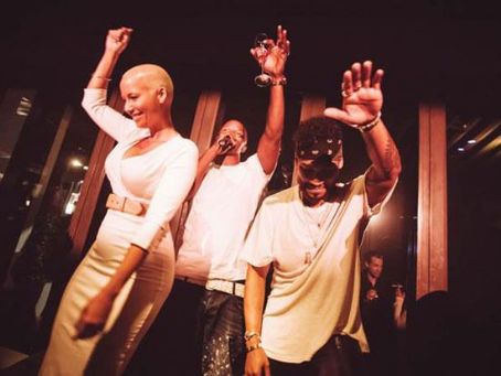 Amber Rose attends Attend Sam Nazarian Birthday Party with Ketel One at Hyde Sunset Kitchen in Los Angeles, California - July 22, 2014
