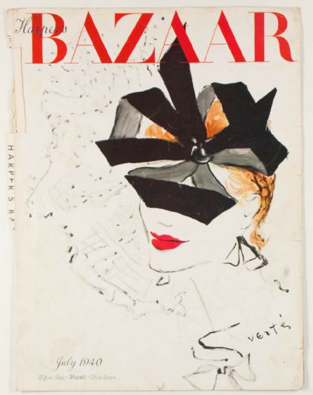 Harper's Bazaar Magazine July 1940 Cover Photo - United States