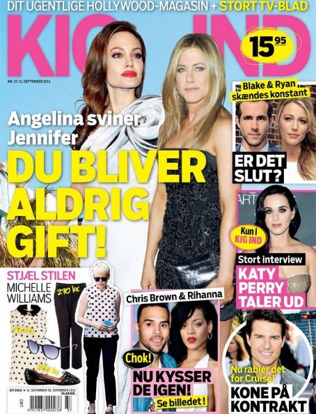 Angelina Jolie, Jennifer Aniston, Kig Ind Magazine 12 September 2012