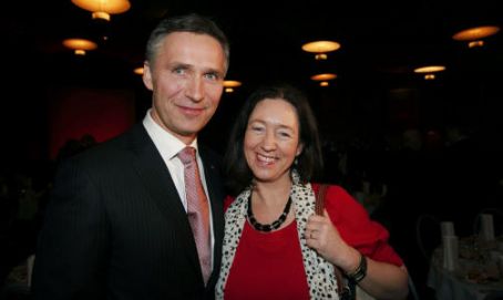 Jens Stoltenberg and Ingrid Schulerud