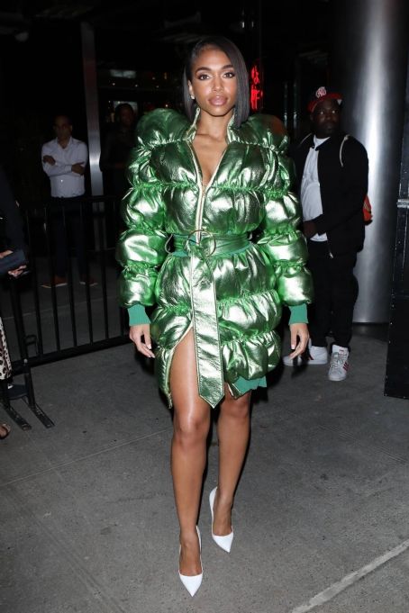 Lori Harvey – Leaves the Vogue party for New York Fashion Week
