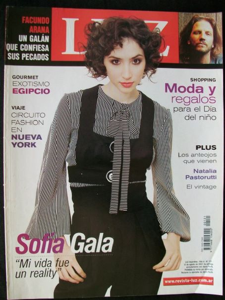 Facundo Arana, Sofía Gala Castiglione, Luz Magazine 13 August 2007 ...