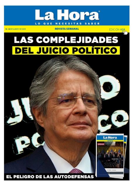 Guillermo Lasso - La Hora Magazine Cover [Ecuador] (18 March 2023)