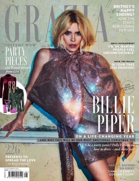 Billie Piper, Grazia Magazine 13 December 2021 Cover Photo - United Kingdom