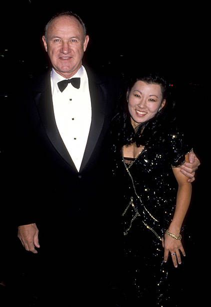 Betsy Arakawa and Gene Hackman at the 61st annual academy awards