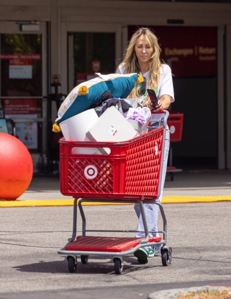 Tish Cyrus – Shopping at Target in Los Angeles