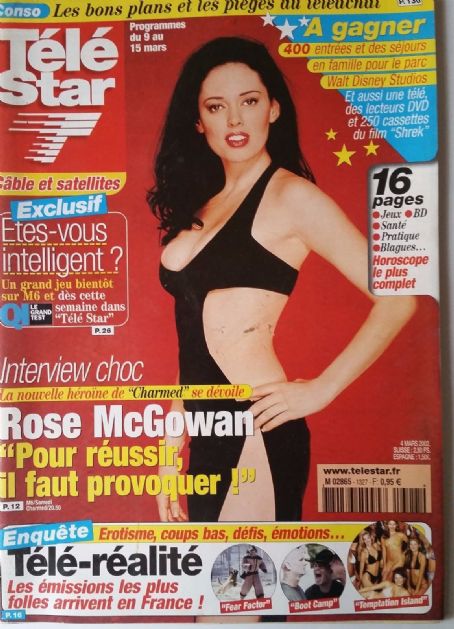 Rose McGowan - Télé Star Magazine Cover [France] (4 March 2002)