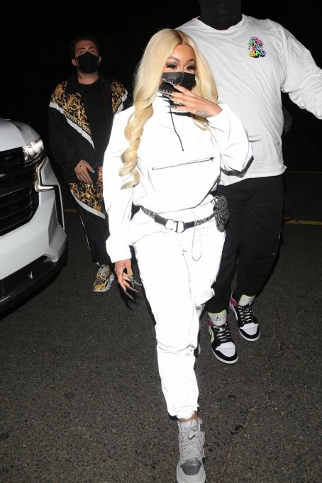 Blac Chyna – Arriving at Giorgio Baldi Italian Restaurant in Los Angeles