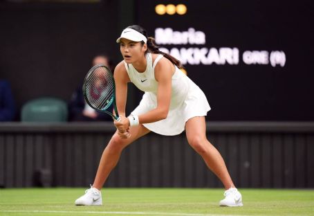 Emma Raducanu – Match against Maria Sakkari at Wimbledon 2024 – London