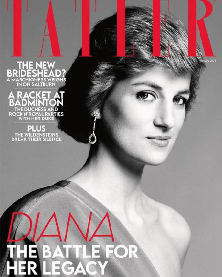 Princess Diana, Tatler Magazine January 2024 Cover Photo - United Kingdom