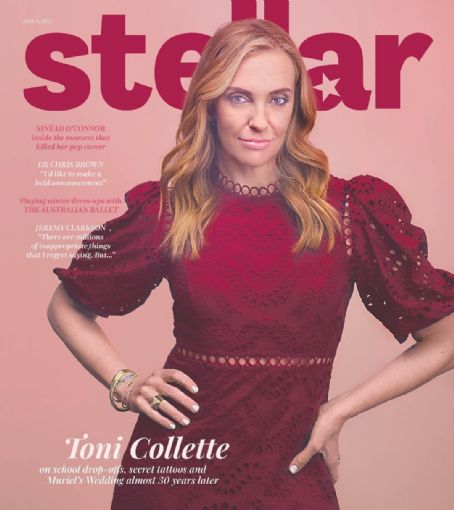 Toni Collette, Stellar Magazine 06 June 2021 Cover Photo - Australia