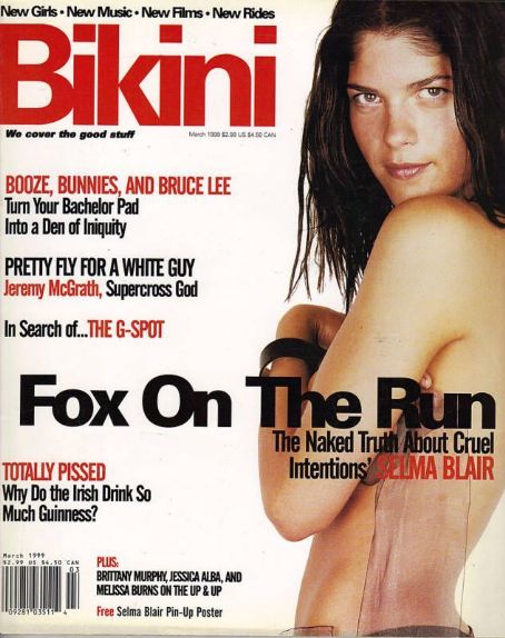 Selma Blair - Bikini Magazine Cover [United States] (March 1999)