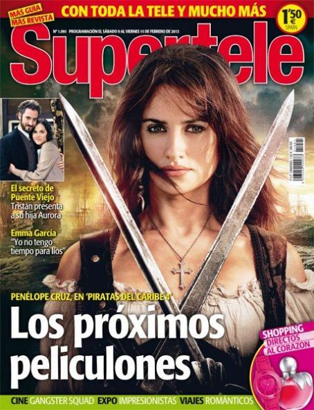 Penélope Cruz - Supertele Magazine Cover [Spain] (8 February 2013)