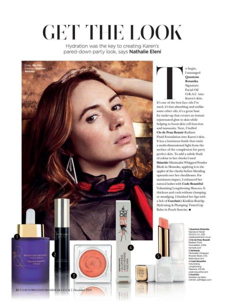 Karen Gillan – Country & Town House Magazine (December 2019