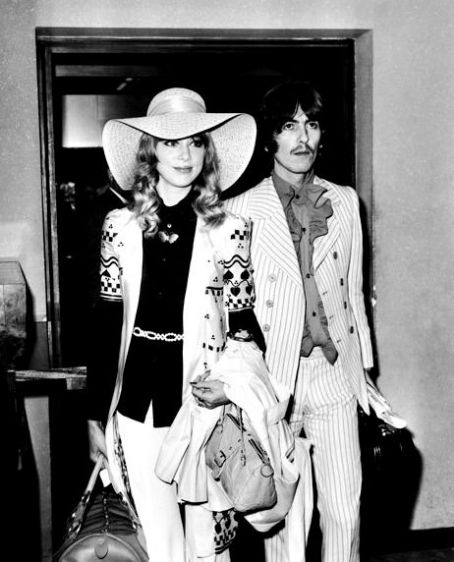 George Harrison and Pattie Boyd May 15, 1968 - with Jane Birkin at ...