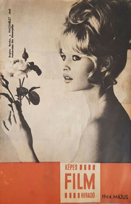 Brigitte Bardot - Kepes Film Hirado Magazine Cover [Hungary] (May 1964)