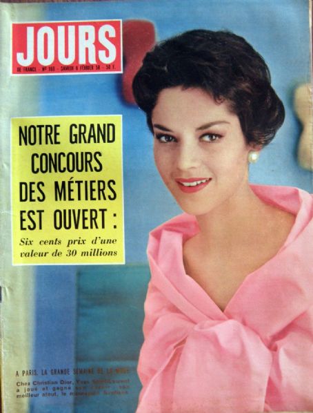 Jours de France, Jours de France Magazine 08 February 1958 Cover Photo ...
