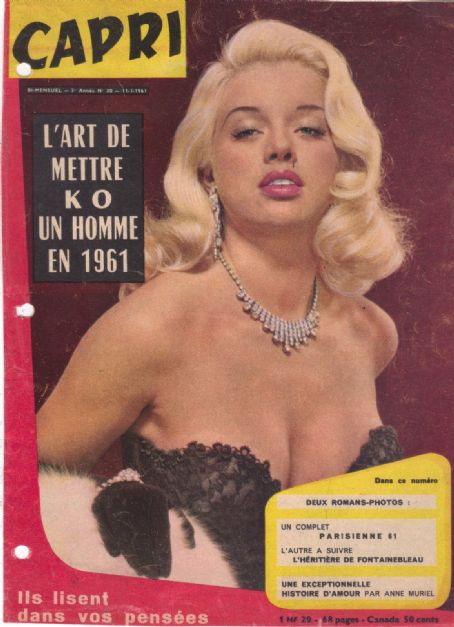 Diana Dors - Capri Magazine Cover [France] (11 January 1961)