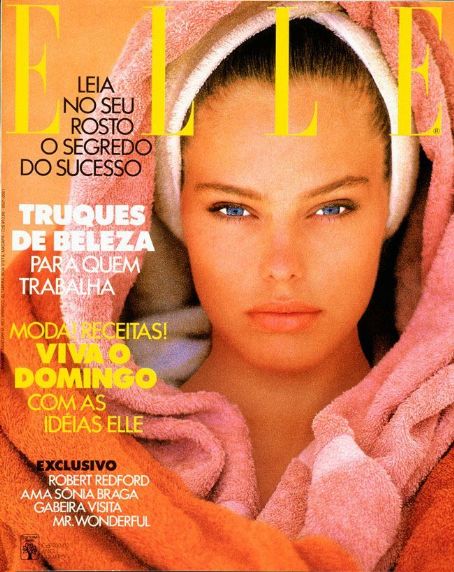 Elle Magazine August 1988 Cover Photo - Brazil