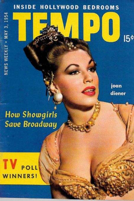 Joan Diener Tempo Magazine 03 May 1954 Cover Photo United States