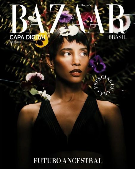 Taís Araújo Harpers Bazaar Magazine July 2022 Cover Photo Brazil