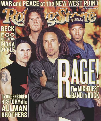 Angelina Jolie, Brad Wilk, Tom Morello, Zack De La Rocha, Tim ...