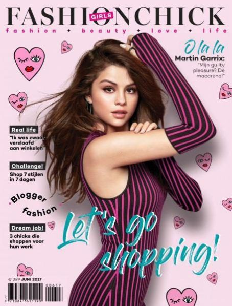 als je kunt buste Wind Selena Gomez, Fashionchick Girls Magazine June 2017 Cover Photo -  Netherlands