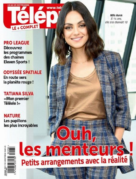 Mila Kunis - Télépro Magazine Cover [Belgium] (19 September 2020)