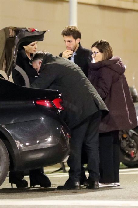 Monica Bellucci – seen leaving a theater in Rome with a mystery man