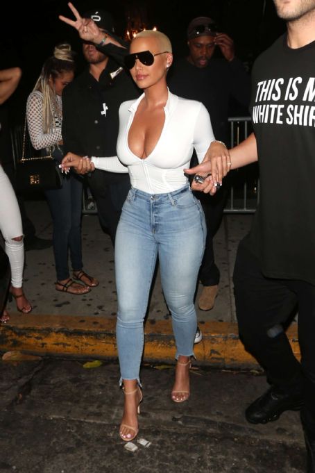 Amber Rose – Leaves Ace Of Diamonds club in West Hollywood