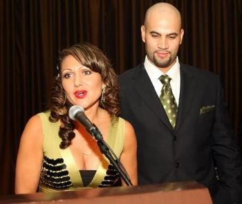 Albert Pujols and Deidre Corona
