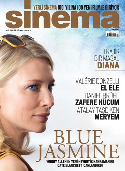 Cate Blanchett, Sinema Magazine September 2013 Cover Photo - Turkey