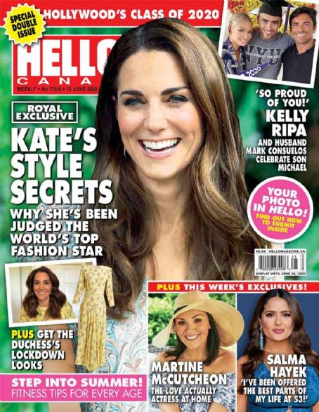 Catherine Princess of Wales, Hello! Magazine 15 June 2020 Cover Photo ...