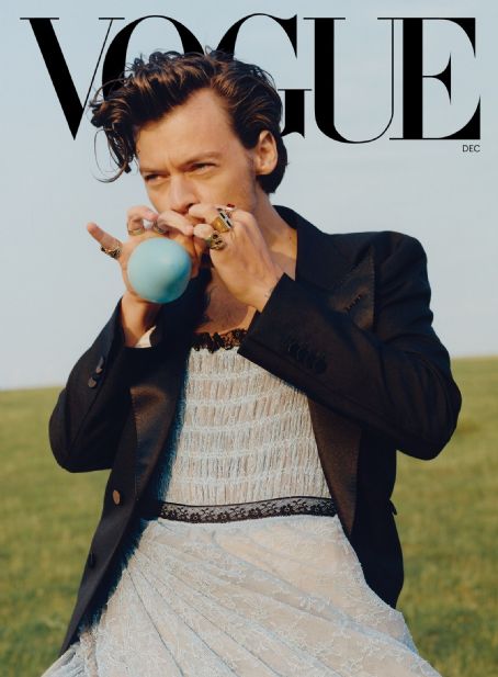 Harry Styles, Vogue Magazine December 2020 Cover Photo - United States