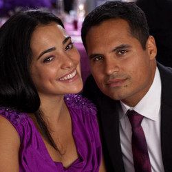 Michael Peña and Natalie Martinez