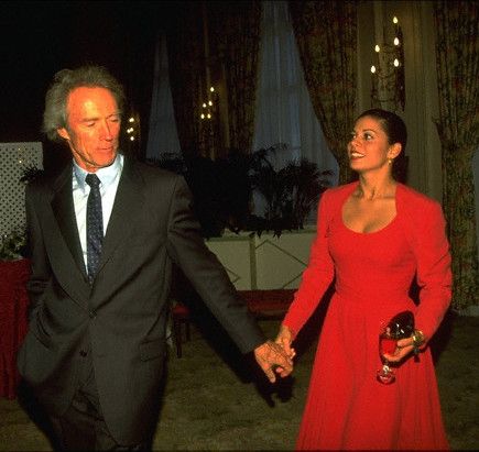 Clint Eastwood and Dina Ruiz Eastwood