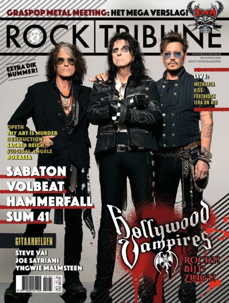 Hollywood Vampires (band) - Rock Tribune Magazine Cover [Netherlands] (July 2019)