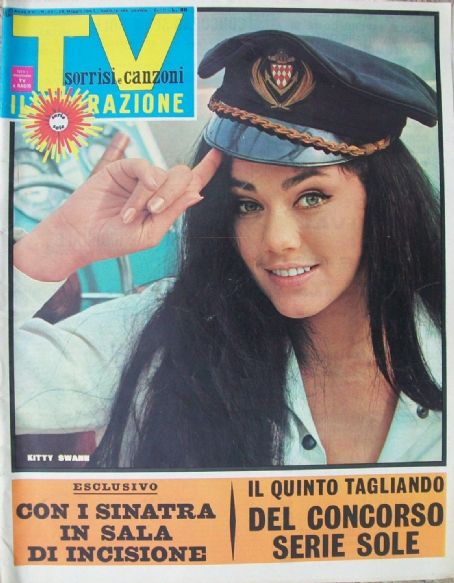 Kitty Swan Tv Sorrisi E Canzoni Magazine 28 May 1967 Cover Photo Italy