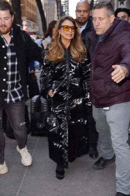 Paula Abdul – Exits the Today morning show in New York