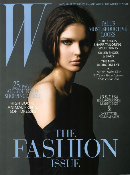 Alesia Riabenkova, W Magazine 20 October 2011 Cover Photo - United Kingdom