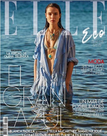 Elle Spain June 2022 | Blanca Padilla Picture #109341854 - 454 x 574