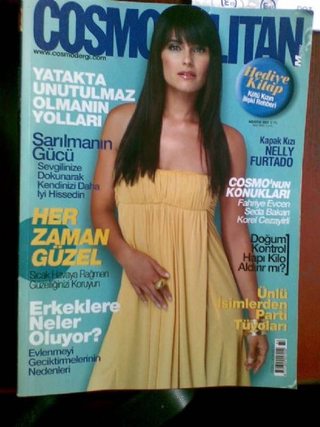 Nelly Furtado, Cosmopolitan Magazine August 2007 Cover Photo - Turkey