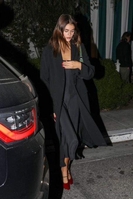 Kaia Gerber – Leaving San Vicente Bungalows in West Hollywood
