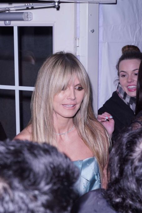 Heidi Klum – Arrives at the Amfar Gala in New York City