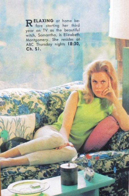 Elizabeth Montgomery - TV Showtime Magazine Pictorial [United States] (2 June 1967)