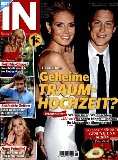 Vito Schnabel And Heidi Klum Magazine Cover Photos List Of Magazine Covers Featuring Vito Schnabel And Heidi Klum Famousfix