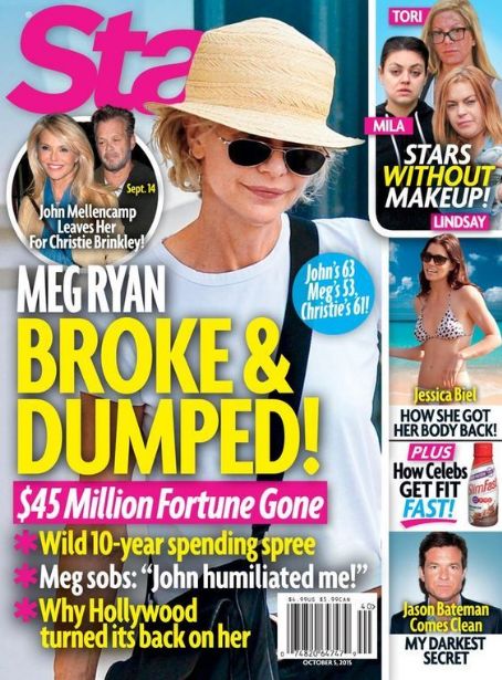 Meg Ryan, Star Magazine 05 October 2015 Cover Photo - United States